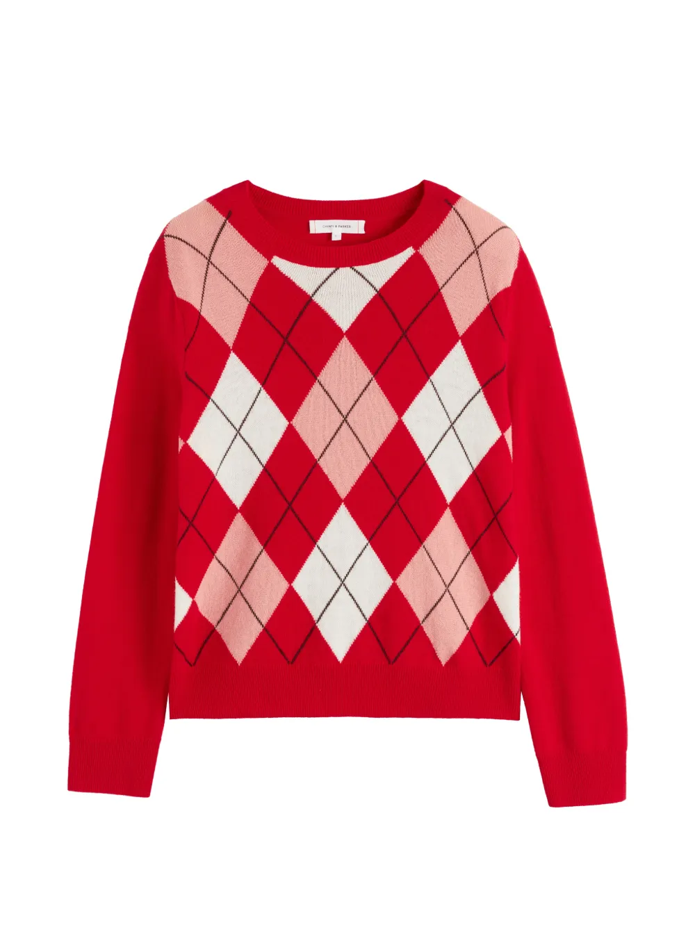 Chinti & Parker argyle-pattern sweater