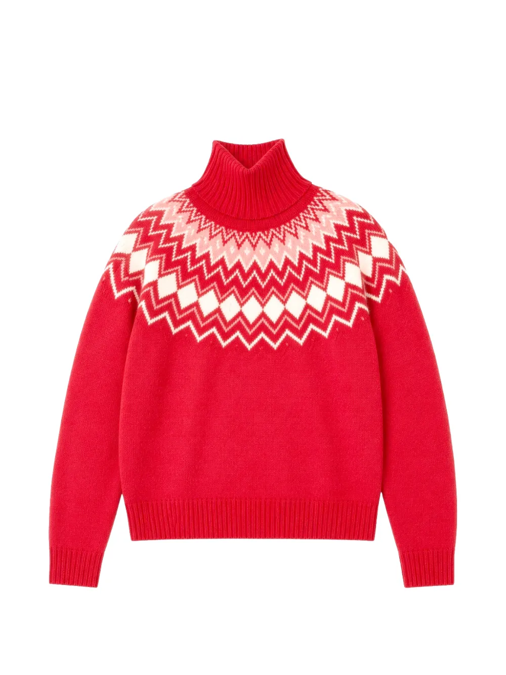 Chinti & Parker Fair Isle roll-neck sweater