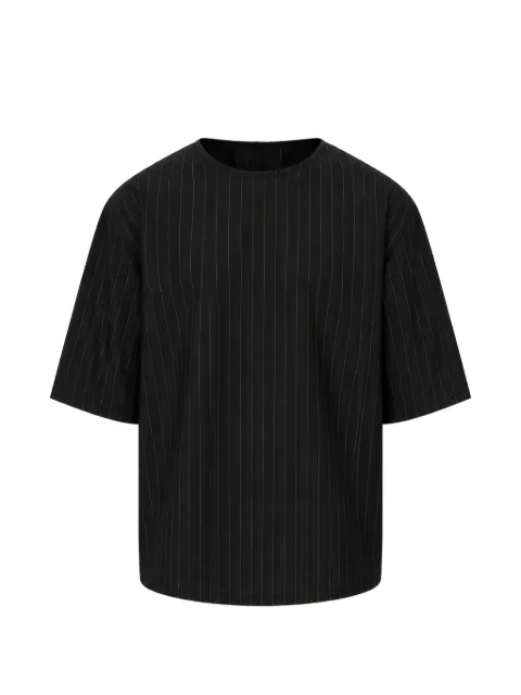 HAMZA Thom pinstripe oversized T-shirt