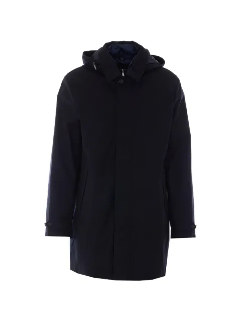 Add hooded zip-up parka