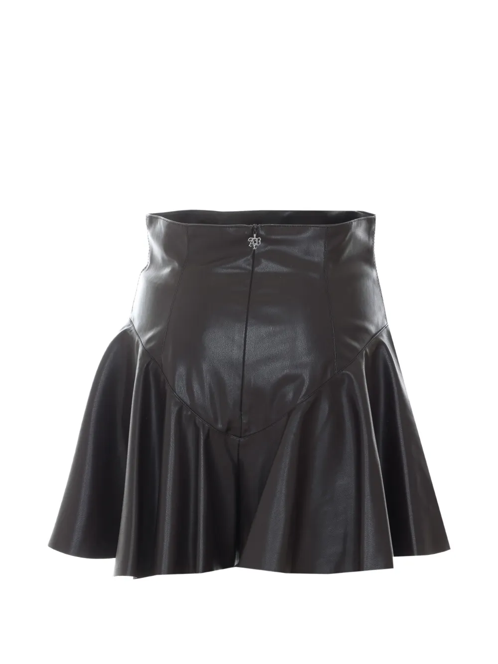 Aniye By Caly flared mini-shorts van imitatieleer Zwart