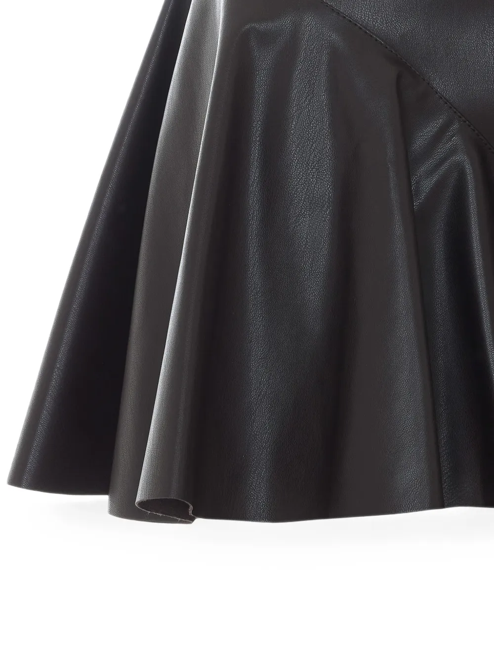 Aniye By Caly flared mini-shorts van imitatieleer Zwart