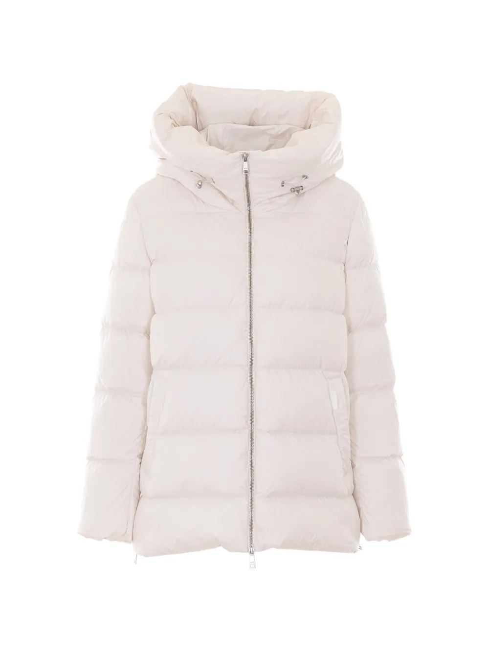 Add Cocoon Hooded Puffer Jacket In White