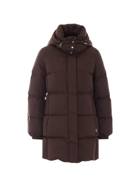 Add hooded quilted coat