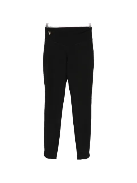MACRON logo-patch performance leggings