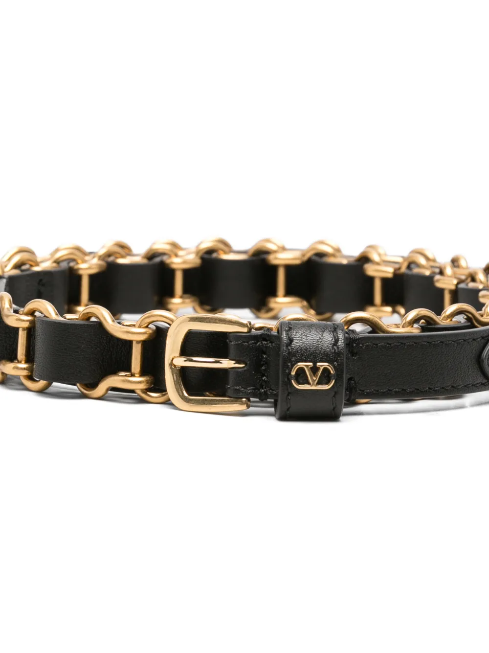 Valentino Garavani VLogo riem Zwart