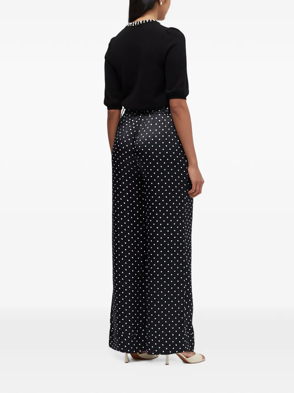 Chinti & Parker Broek met stippen Zwart