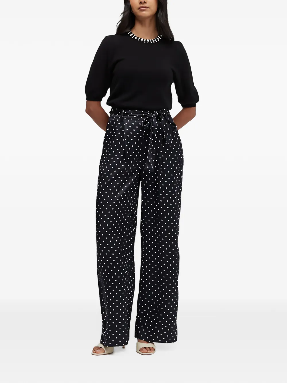 Chinti & Parker Broek met stippen Zwart