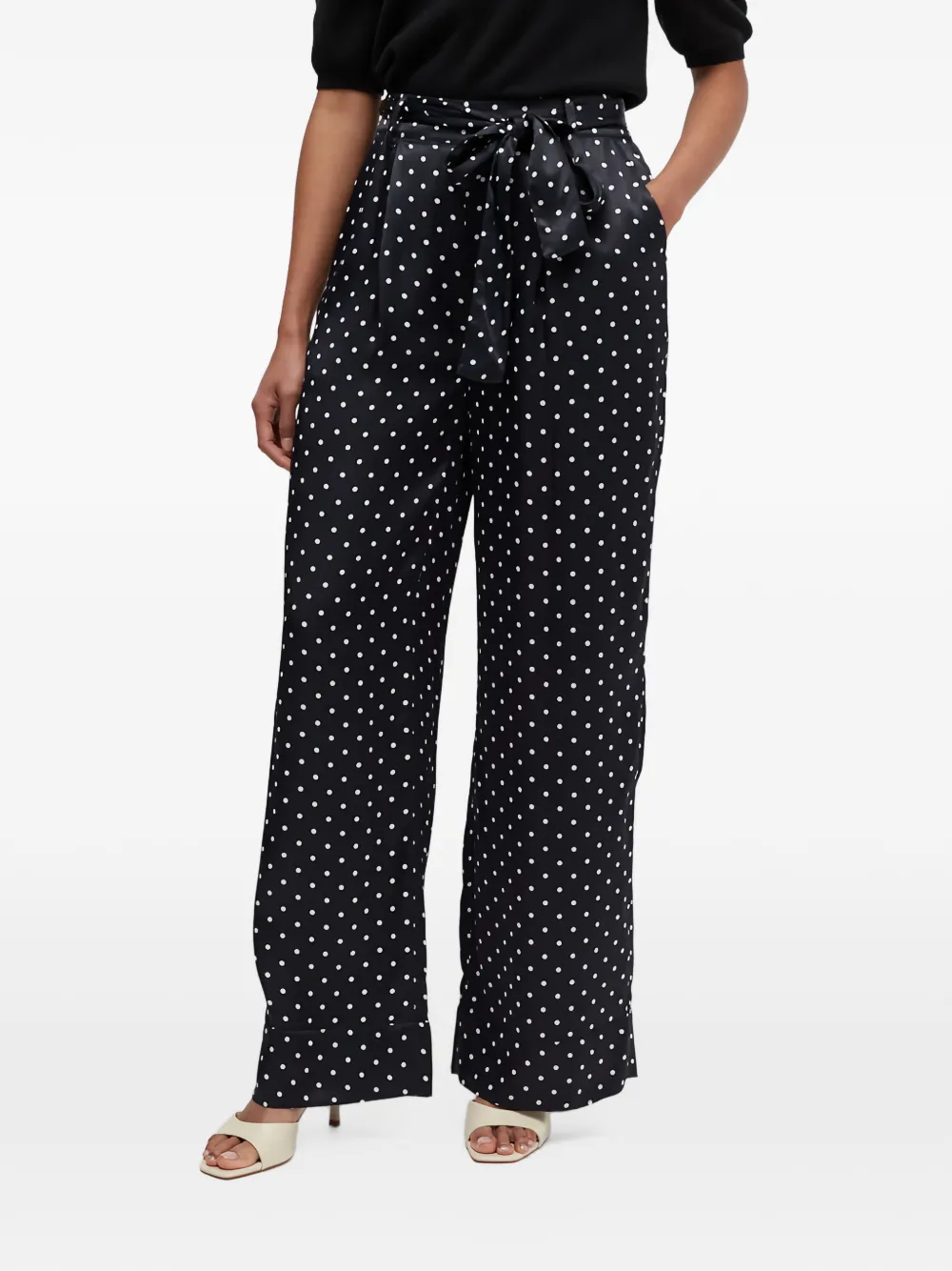 Chinti & Parker Broek met stippen Zwart