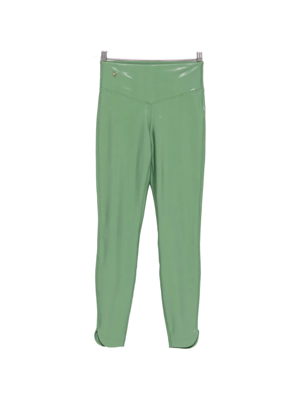 MACRON metallic-effect performance leggings - Grün
