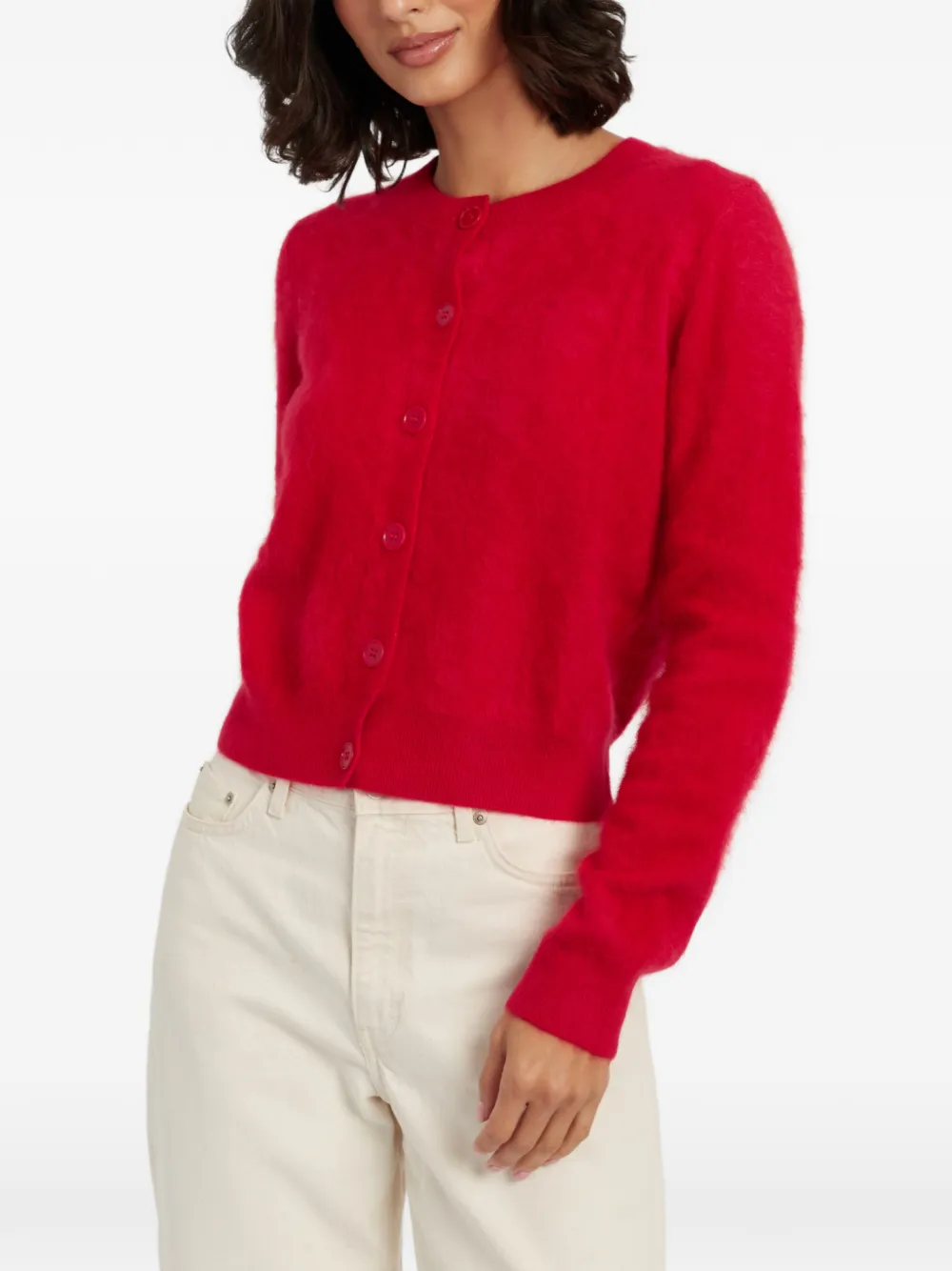 Chinti & Parker Vest met geborstelde afwerking Rood