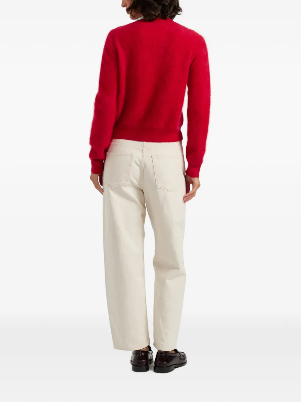 Chinti & Parker Vest met geborstelde afwerking Rood