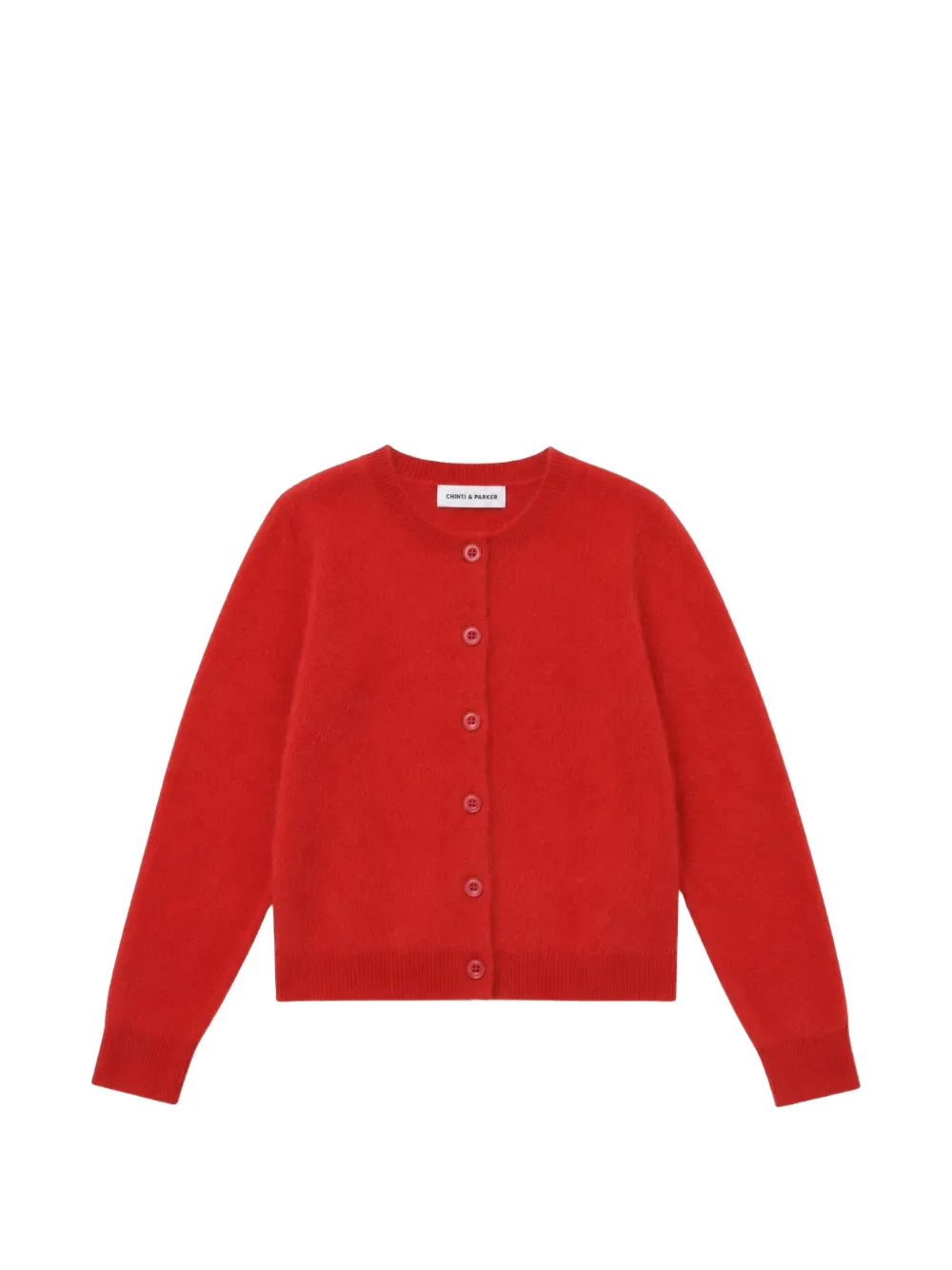 Chinti & Parker Vest met geborstelde afwerking Rood