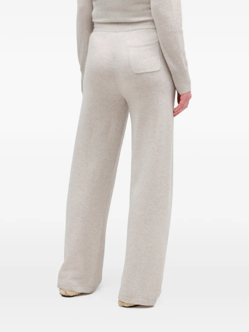 Chinti & Parker Broek met wijde pijpen Beige