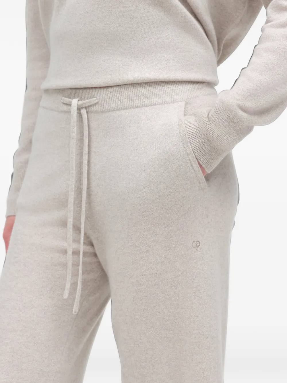 Chinti & Parker Broek met wijde pijpen Beige