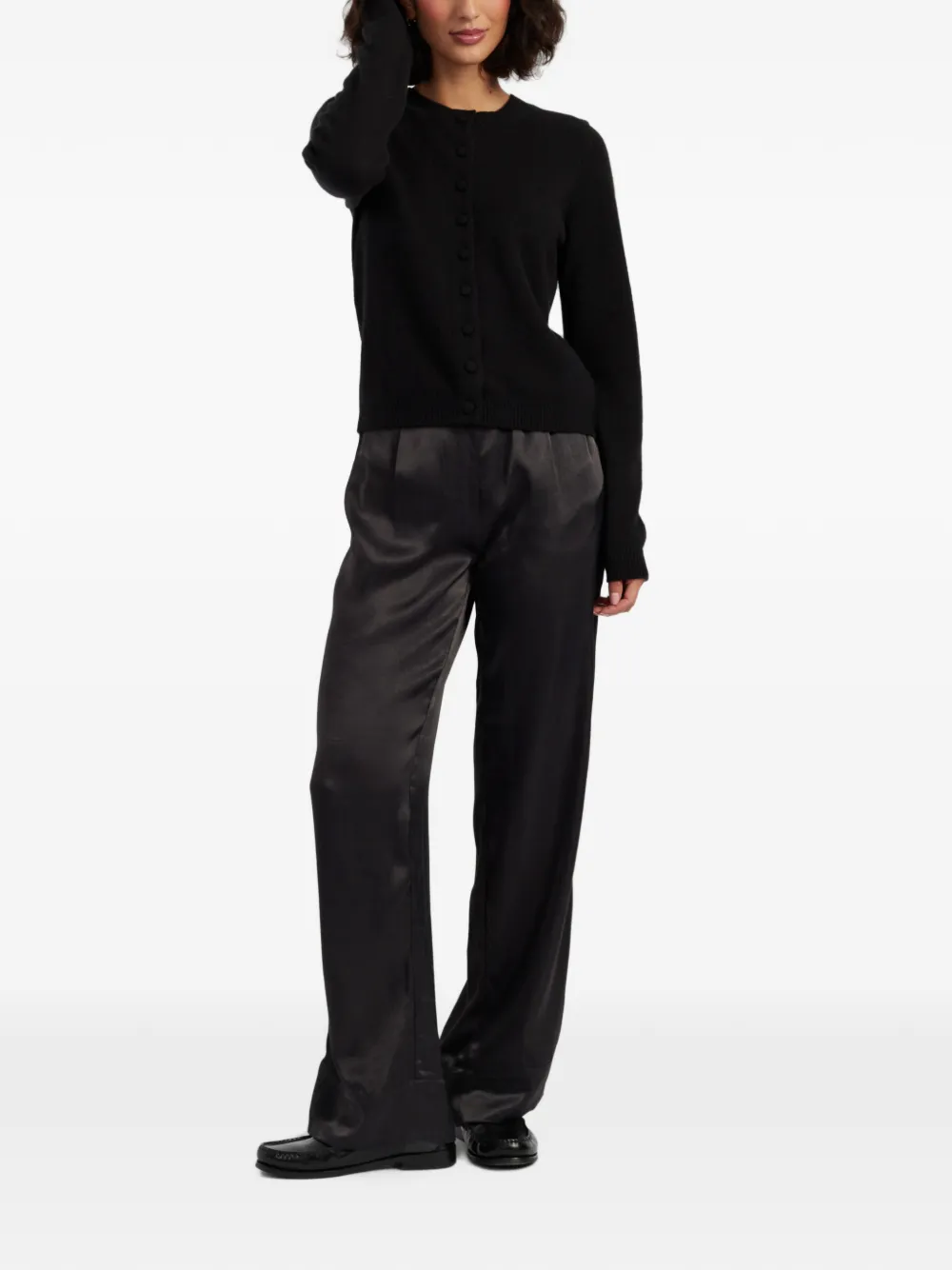Chinti & Parker Camille kasjmier vest Zwart