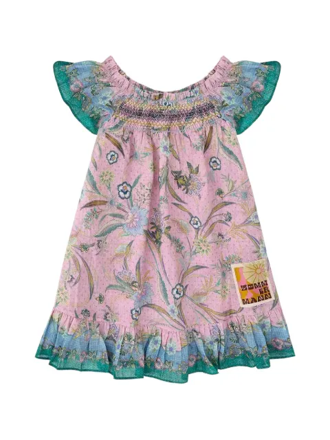 ZIMMERMANN Kids Indra floral-print dress