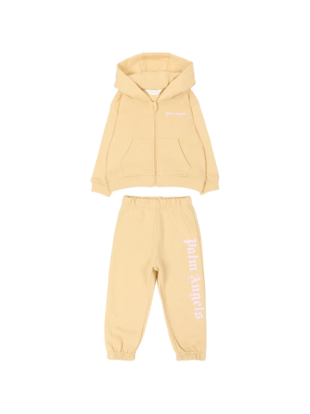 Palm Angels Kids Tuta sportiva con stampa - Toni neutri