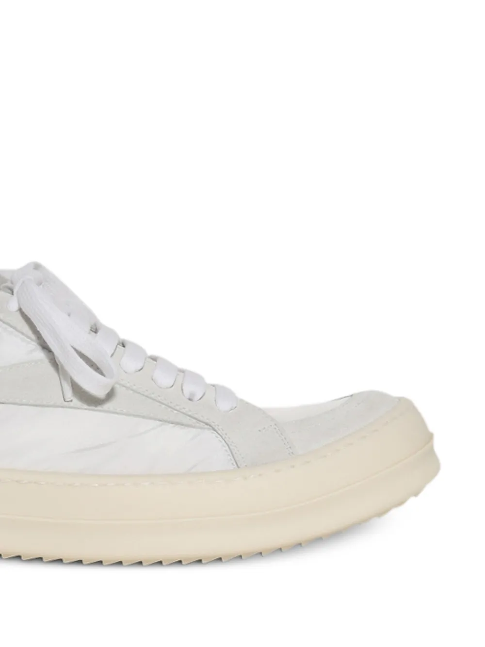 Rick Owens Temple panelled sneakers Wit
