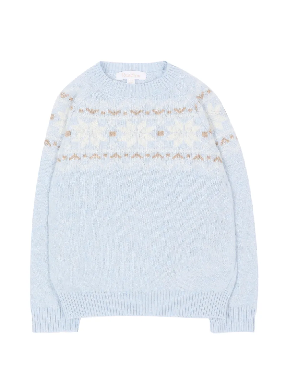 Patachou Fair Isle-knit sweater - Blu