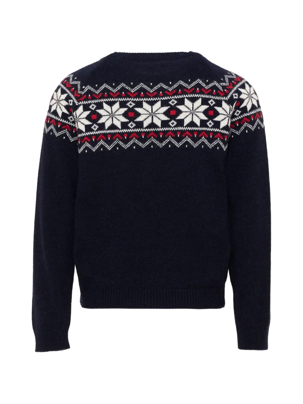 Patachou Fair Isle trui met ronde hals Blauw