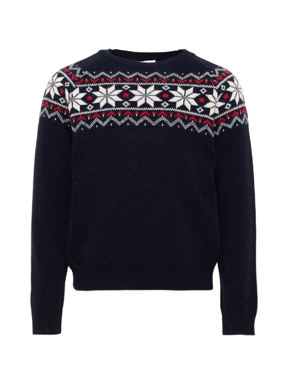 Patachou Maglione girocollo Fair Isle - Blu
