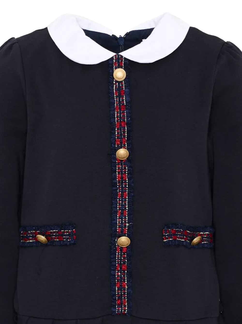Patachou Geplooide jurk Blauw