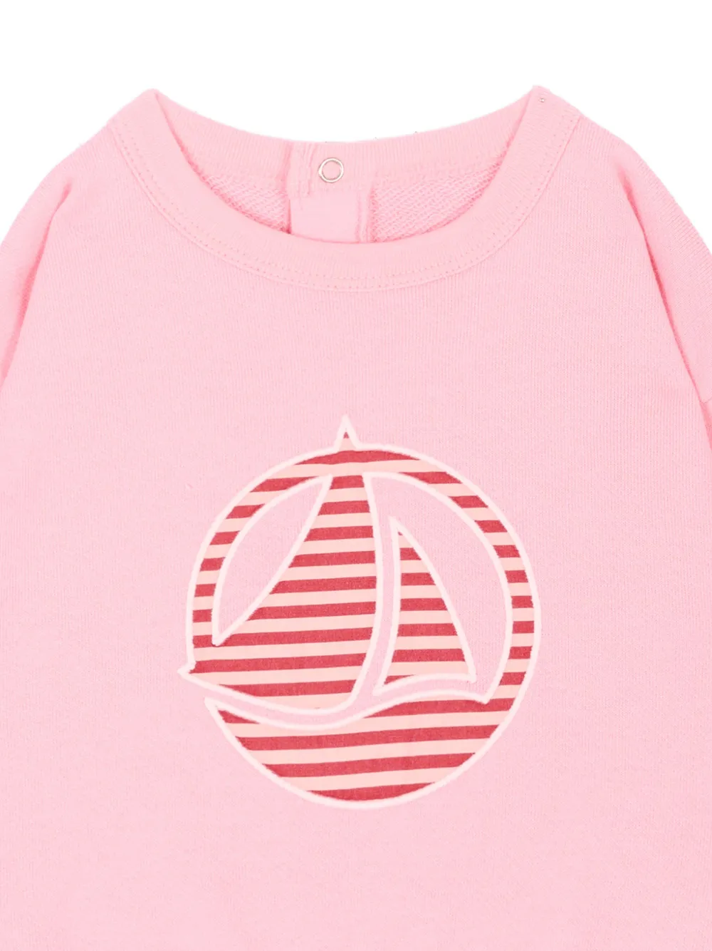 Petit Bateau Sweater met logopatch Roze