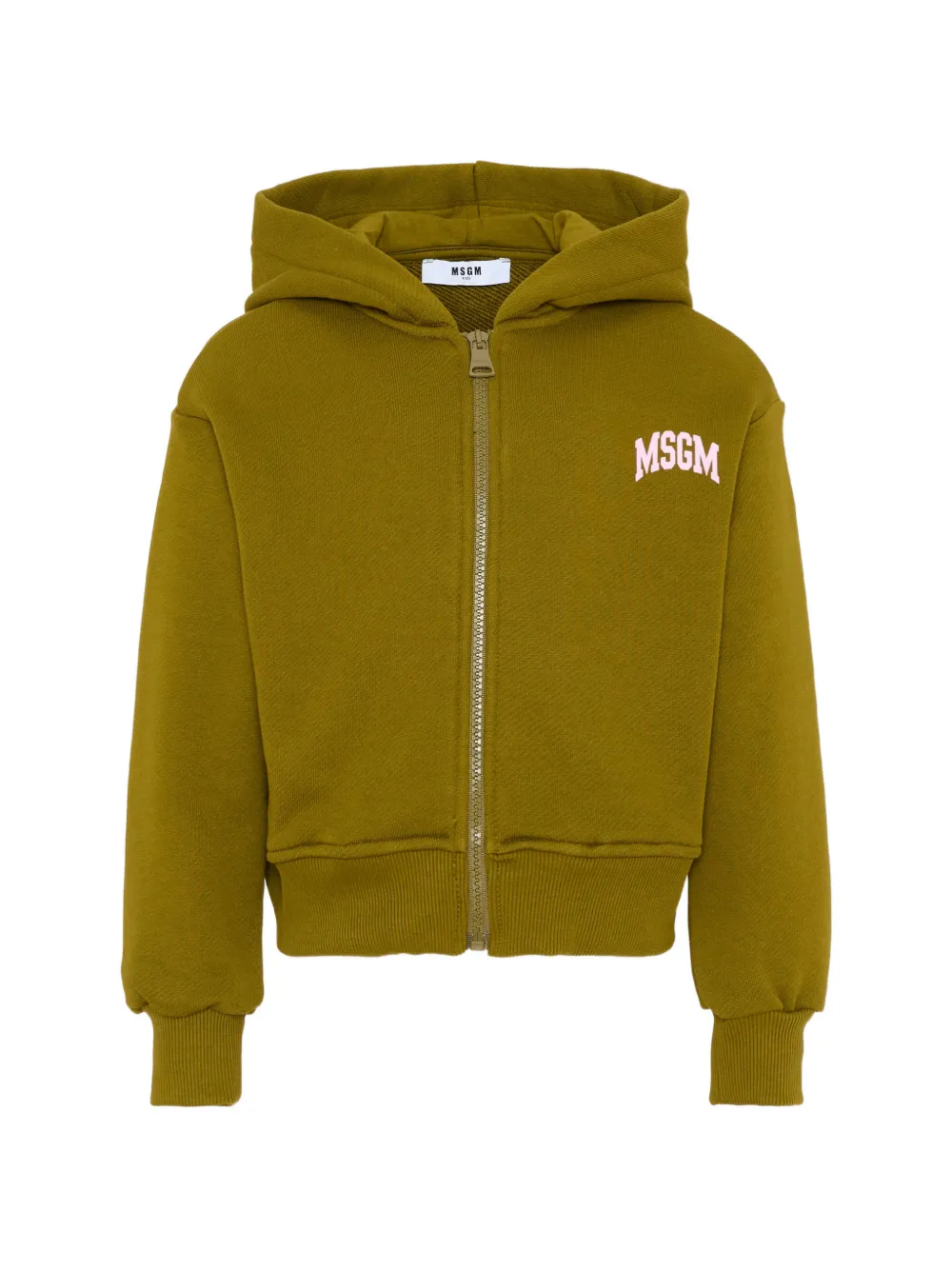 MSGM Kids Felpa con cappuccio - Verde