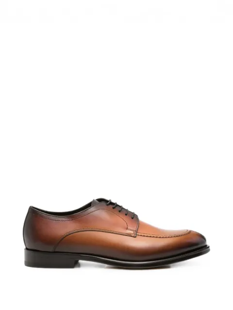 Doucal's Deco apron-toe leather Derby shoes