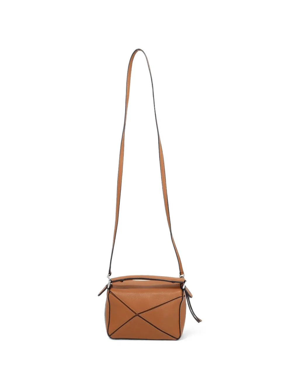 Loewe Pre-Owned Geometrische Puzzle Schultertasche - Braun