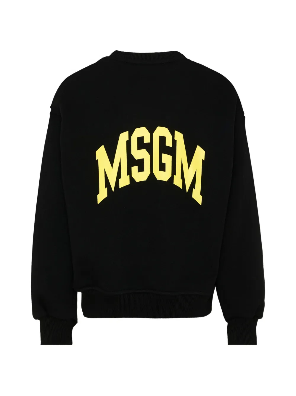 MSGM Kids Sweater met logoprint Zwart