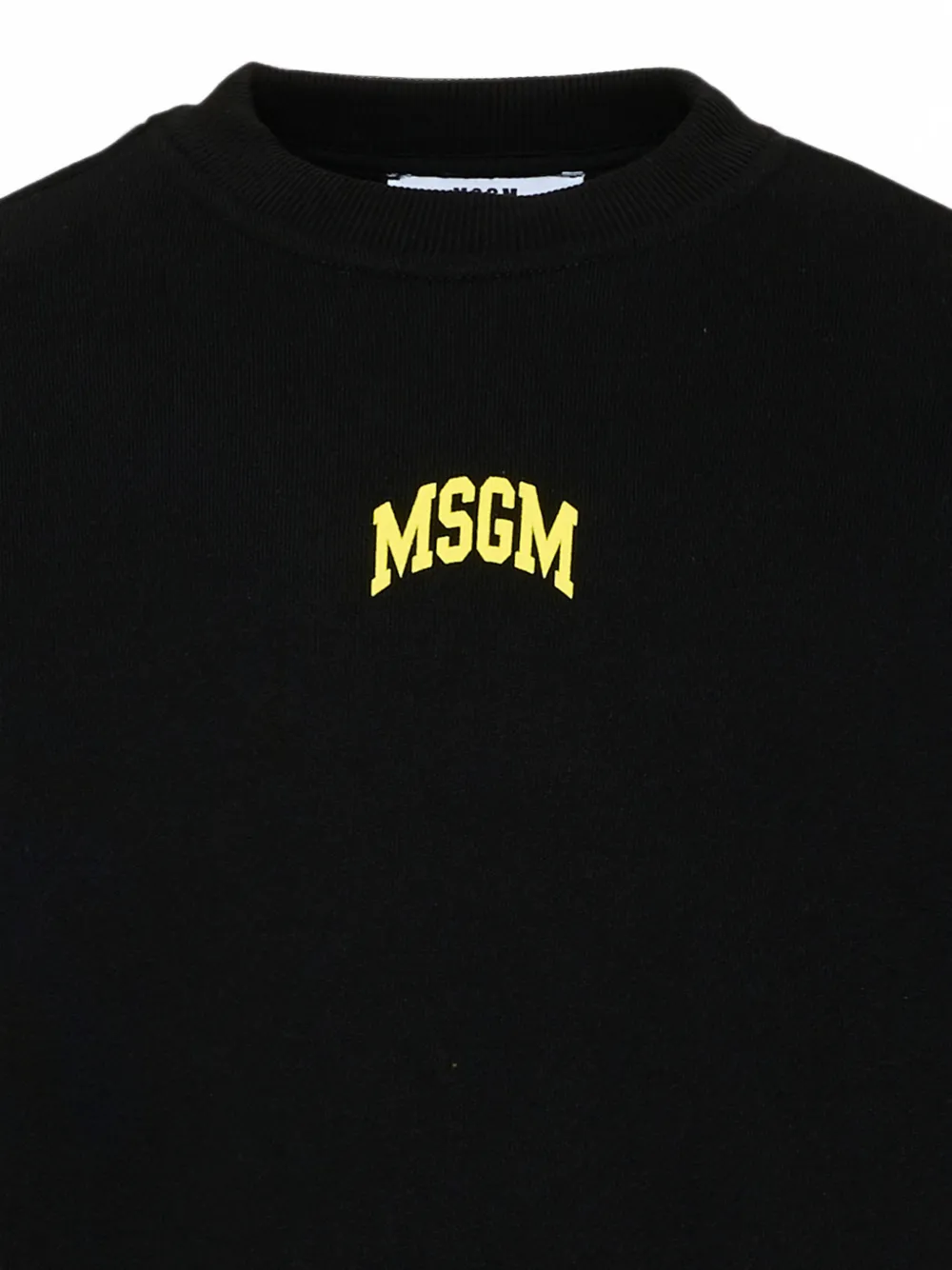 MSGM Kids Sweater met logoprint Zwart
