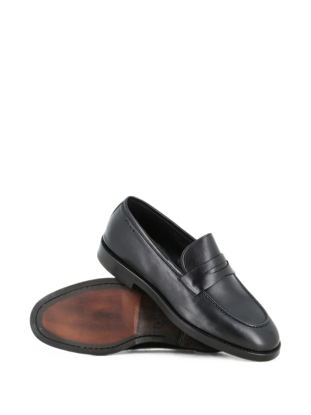 Alexander Hotto leather loafers Zwart
