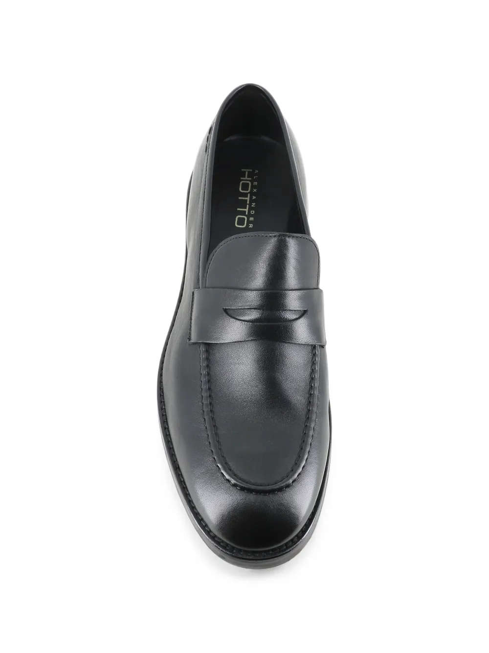 Alexander Hotto leather loafers Zwart