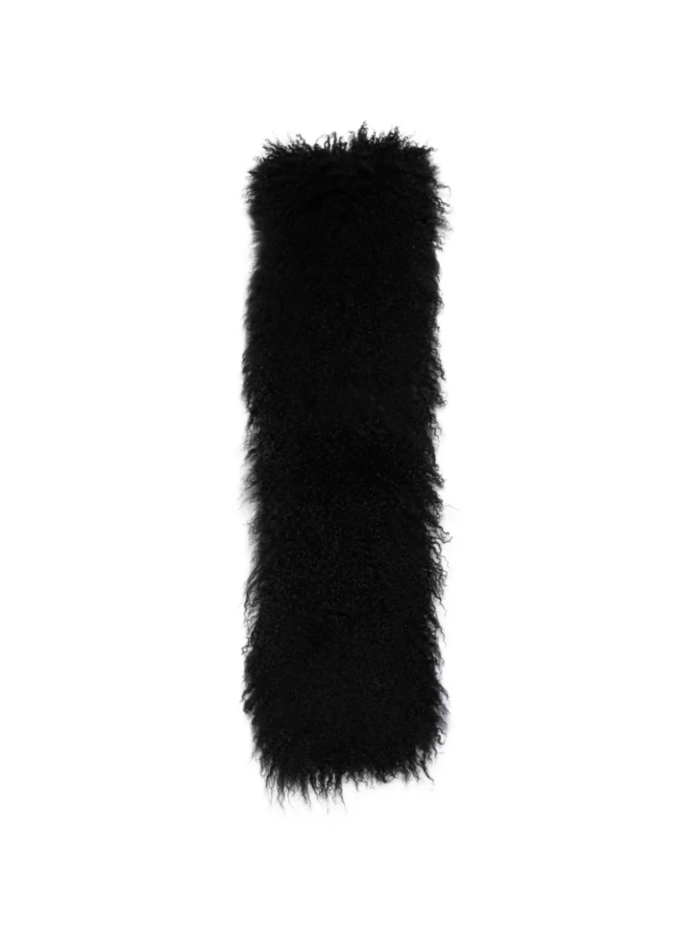 De La Vali Zeraphine Mongolian fur scarf - Black