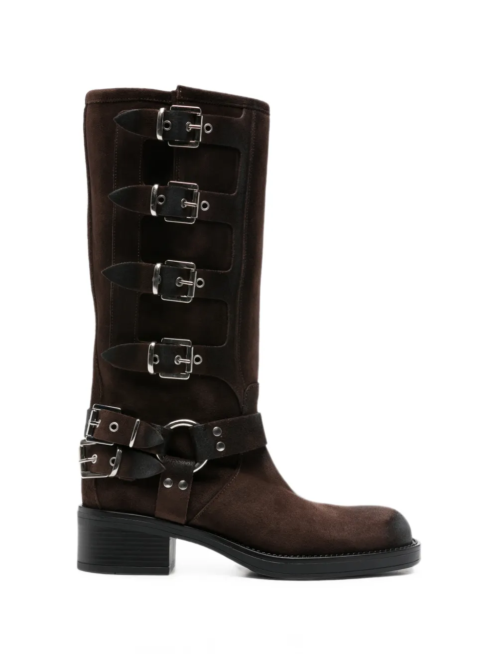 Gisel B multi-buckle leather boots
