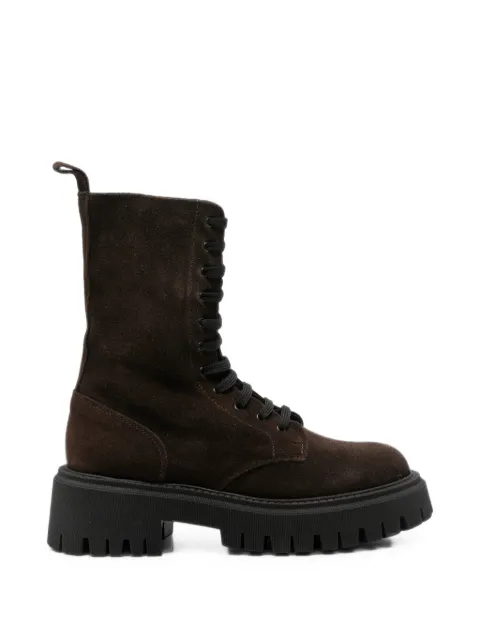 Gisel B lace-up suede boots