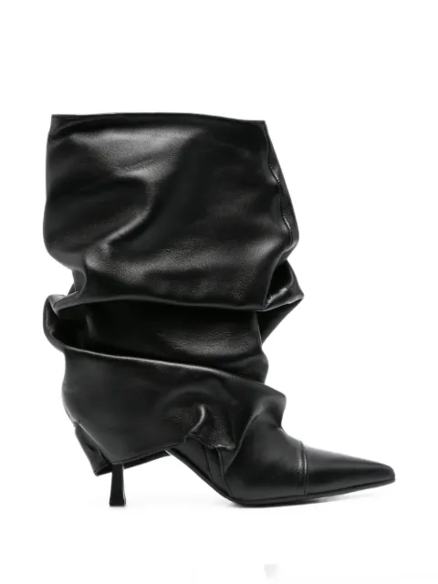 Gisel B slouchy pointed-toe boots