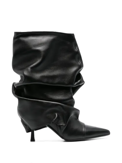 Gisel B slouchy pointed-toe boots