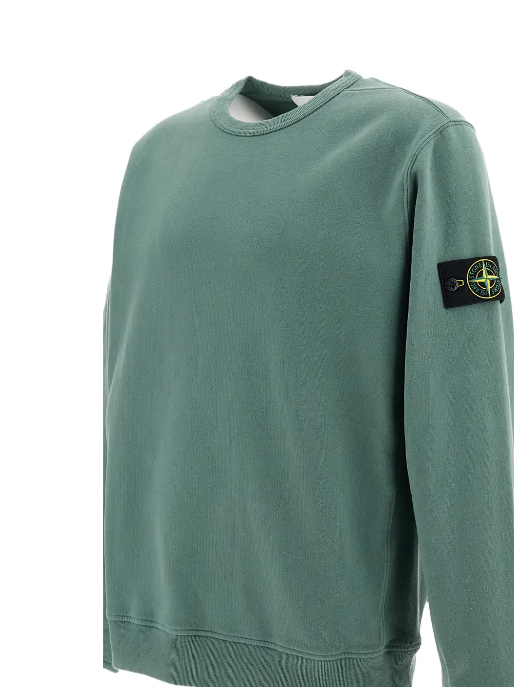 Stone Island Trui met logopatch Groen