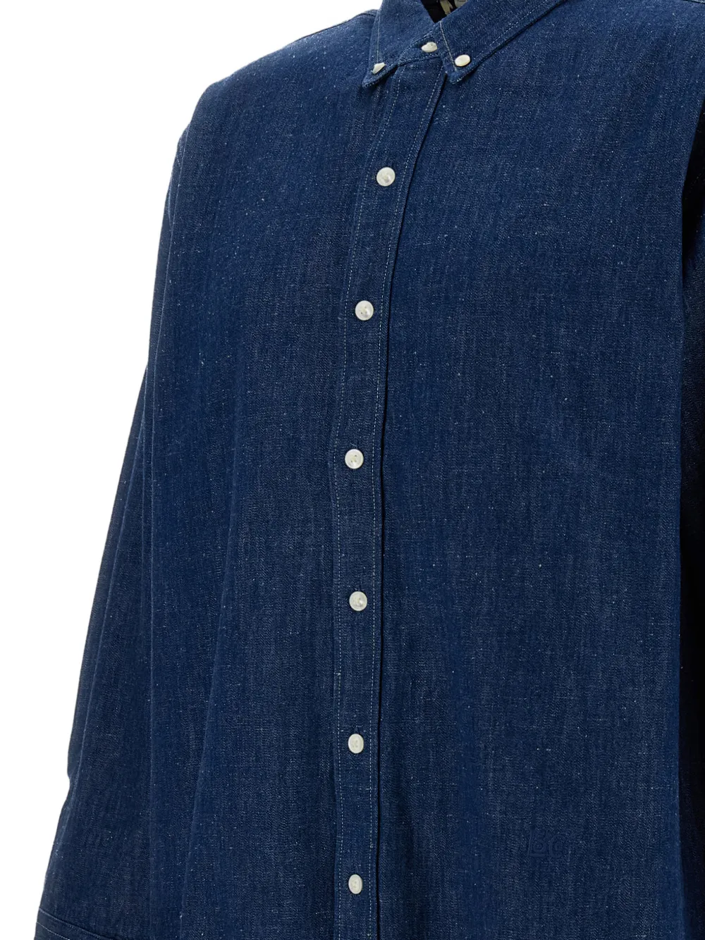 Levi's Denim overhemd Blauw