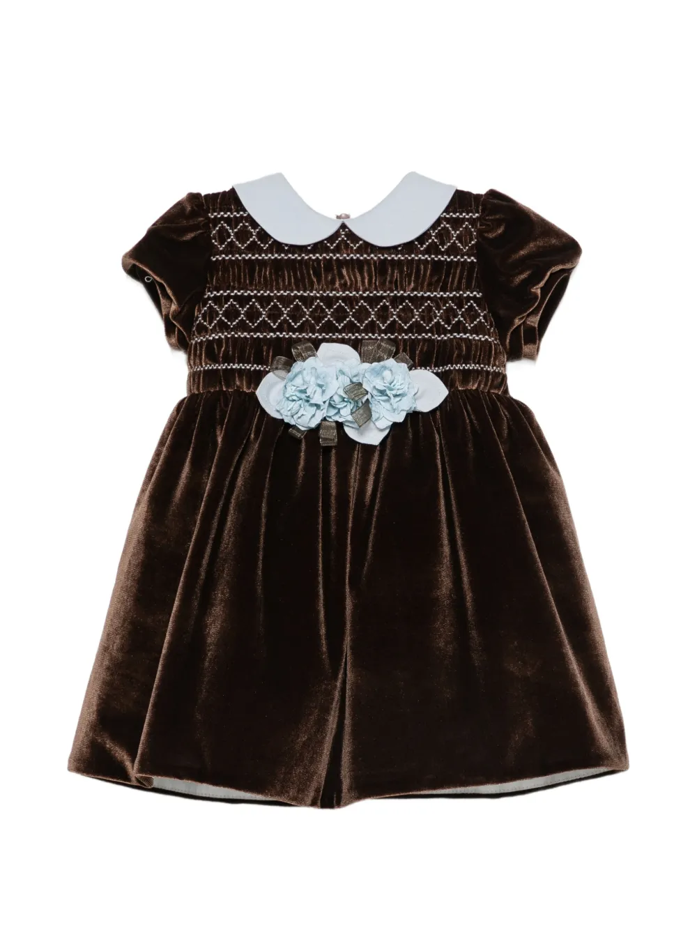 Colorichiari bow-detail dress - Marrone