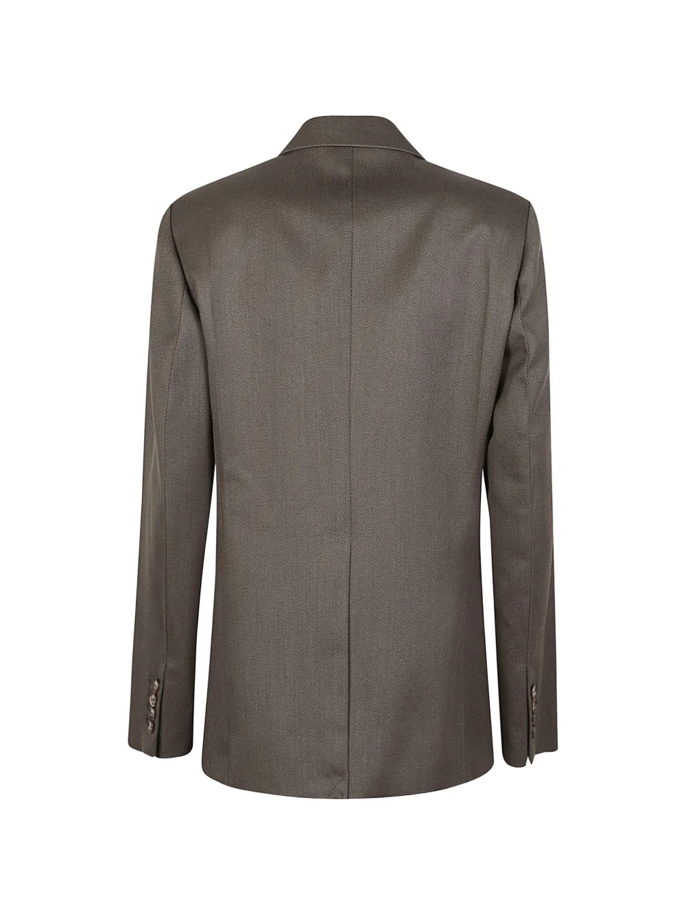 Victoria Beckham Twill blazer met enkele rij knopen Groen