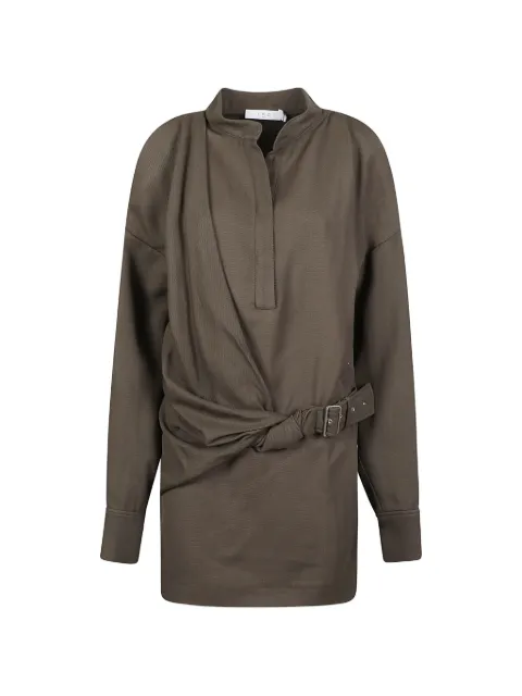 IRO belted draped dress