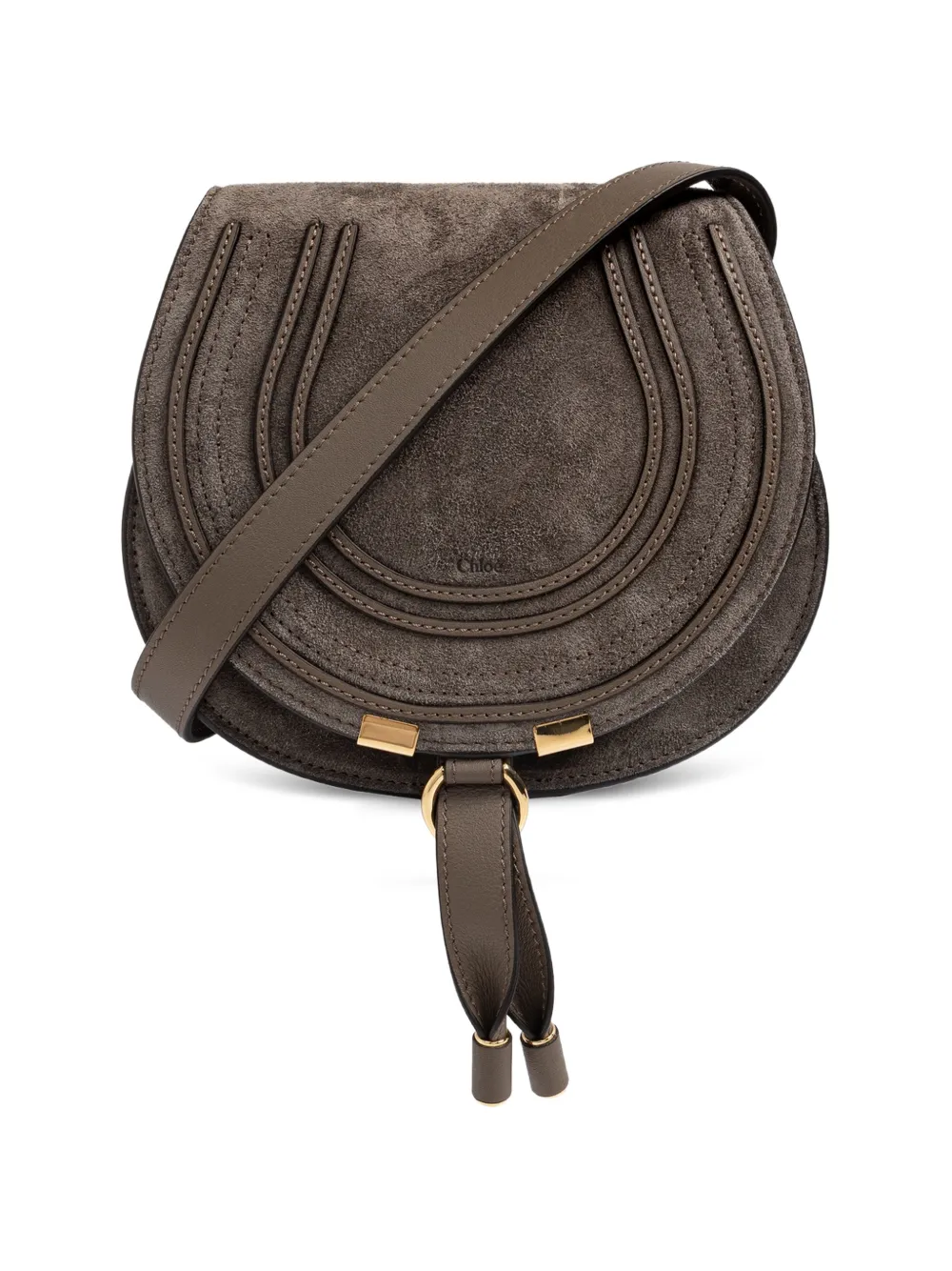 Chloé small Marcie shoulder bag - Grigio