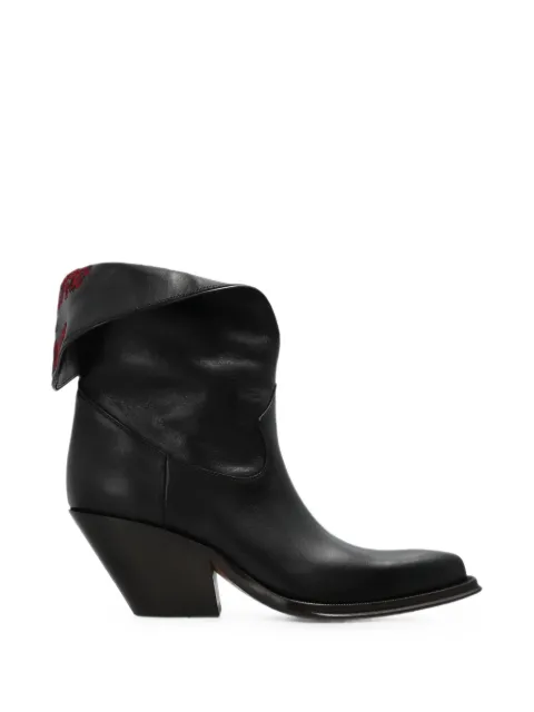 Chloé Azelan leather cowboy boots