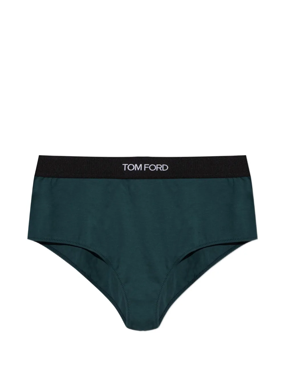 TOM FORD logo-waistband briefs - Verde