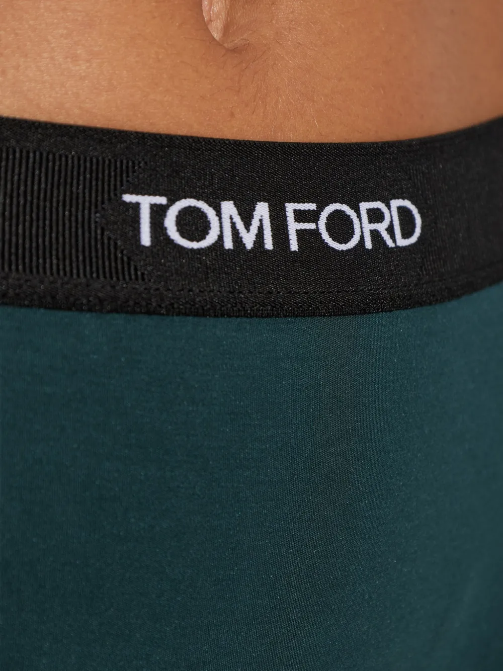 TOM FORD Slip met logoband Groen