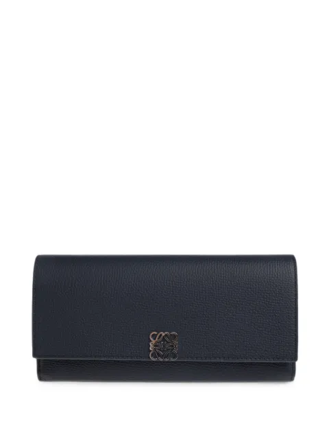 LOEWE Anagram pebbled leather wallet